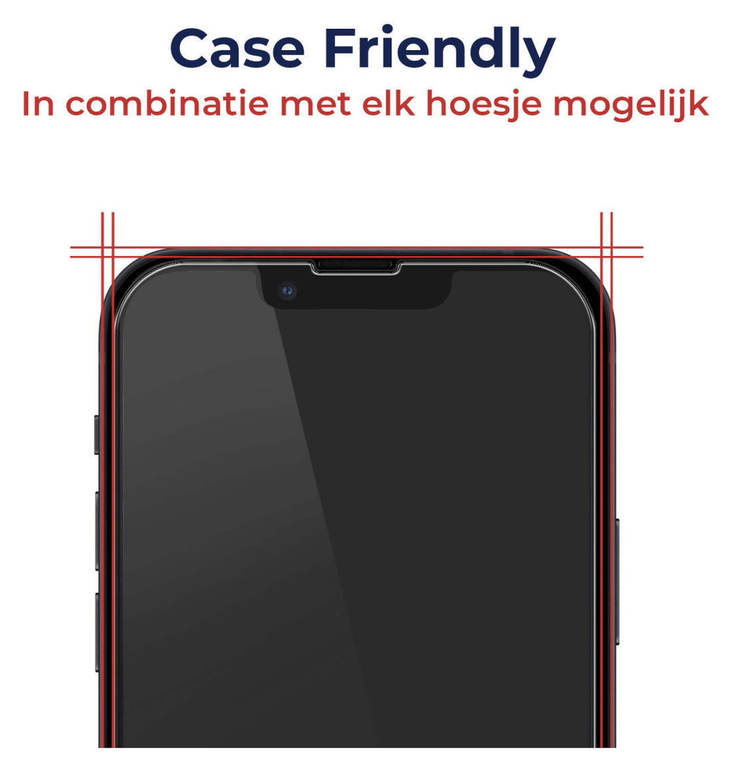 Rosso Apple iPhone 14 Pro Max 9H Tempered Glass Screen Protector - Duo Pack afbeelding 4