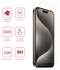 Rosso Apple iPhone 15 Pro 9H Tempered Glass Screen Protector - Duo Pack afbeelding 2
