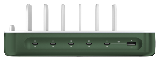 4Smarts Team 100W Laadstation 5x USB-C 1x USB-A Oplader Groen afbeelding 9