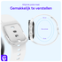 SBG Universeel Smartwatch 20MM Bandje - Siliconen - Wit afbeelding 5