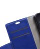 Samxung Galaxy Xcover 3 Crazy Horse Wallet Case Blauw