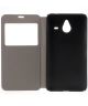 Microsoft Lumia 640 XL Butterfly Leather Window View Stand Case