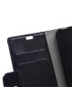 Huawei Y625 Crazy Horse Leather Wallet Case Zwart