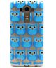 LG G4 Print TPU Case Blauwe Uilen