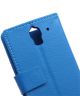 Huawei Y3 / Y360 Litchi Stand Case Blauw