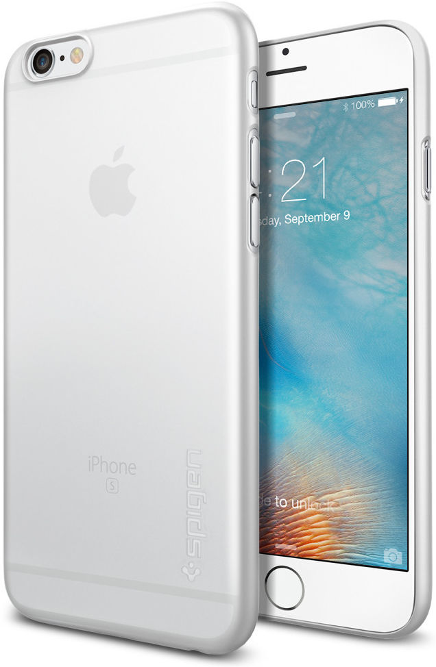 Spigen Air Skin Case Apple iPhone 6S Soft Clear afbeelding 1