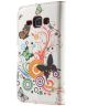Samsung Galaxy J1 Butterfly Circles Leather Wallet Case