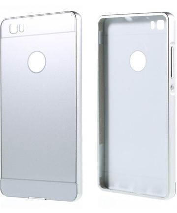 Huawei Ascend P8 Lite Back And Frame Case Zilver Hoesjes