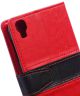 Alcatel One Touch Idol 3 (4.7) Crazy Horse Two Tone Case Rood