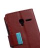 Alcatel One Touch Pixi 3 (3.5) Crazy Horse Leather Case Bruin