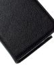 Samsung Galaxy Note 5 Litchi Leather Stand Case Zwart
