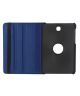 Samsung Galaxy Tab S2 8.0 Rotary Stand Case Donker Blauw
