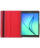 Samsung Galaxy Tab S2 (9.7) Lychee Rotary Stand Case Rood