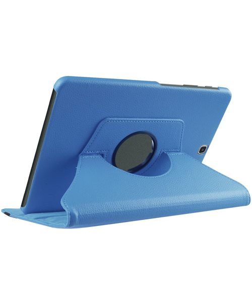Samsung Galaxy Tab S2 (9.7) Lychee Rotary Stand Case Blauw afbeelding 5