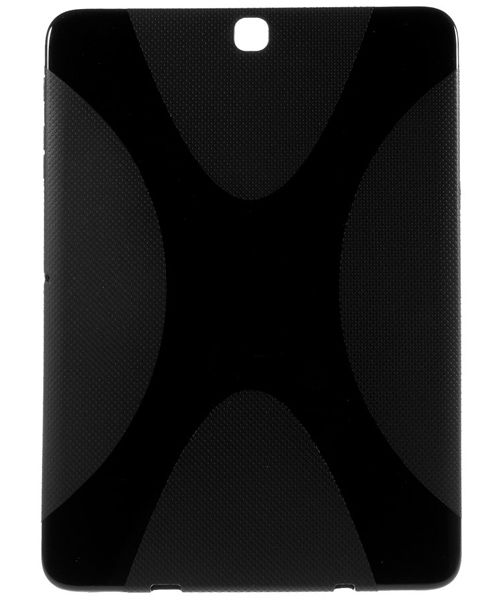 Samsung Galaxy Tab S2 (9.7) X-Shape TPU Case Zwart afbeelding 1