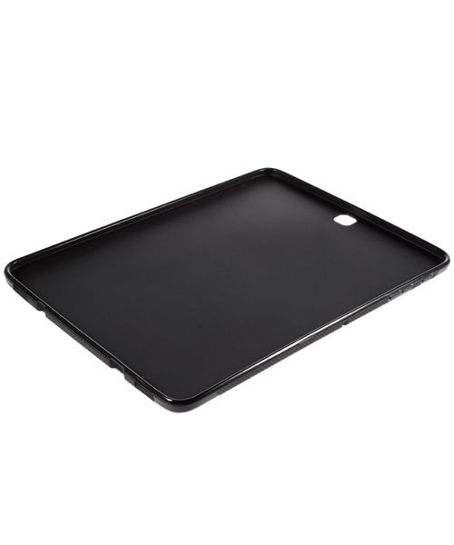 Samsung Galaxy Tab S2 (9.7) X-Shape TPU Case Zwart afbeelding 2
