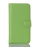 Motorola Moto G 3rd Gen Litchi Texture Wallet Case Groen