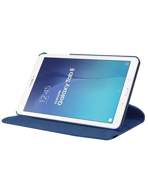 Samsung Galaxy Tab E 9.6 Rotary Stand Cover Blue afbeelding 2