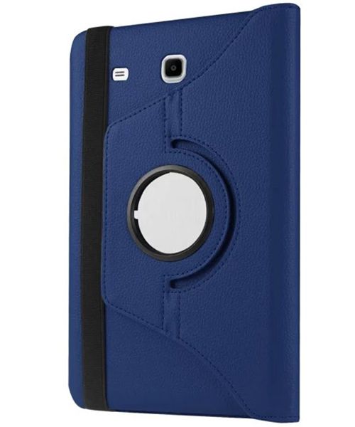 Samsung Galaxy Tab E 9.6 Rotary Stand Cover Blue afbeelding 6