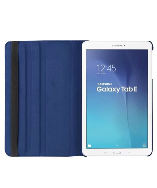 Samsung Galaxy Tab E 9.6 Rotary Stand Cover Blue afbeelding 7
