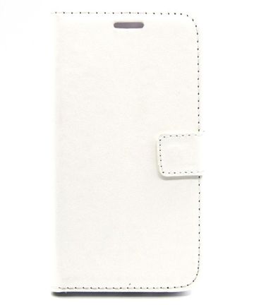 Samsung Galaxy J5 Leather Wallet Case Wit Hoesjes