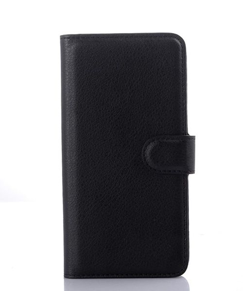 HTC Desire 626 Litchi Stand Case Zwart afbeelding 2