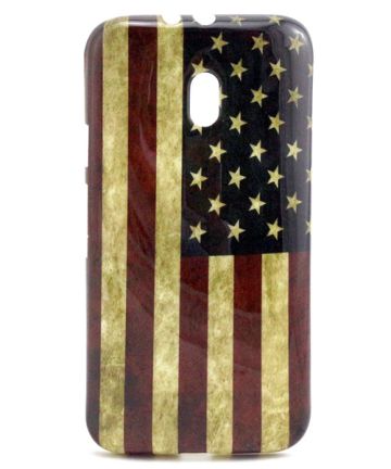 Motorola Moto G 3rd Gen US Flag TPU Case Hoesjes