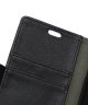 LG G4 Stylus Litchi Wallet Case Zwart