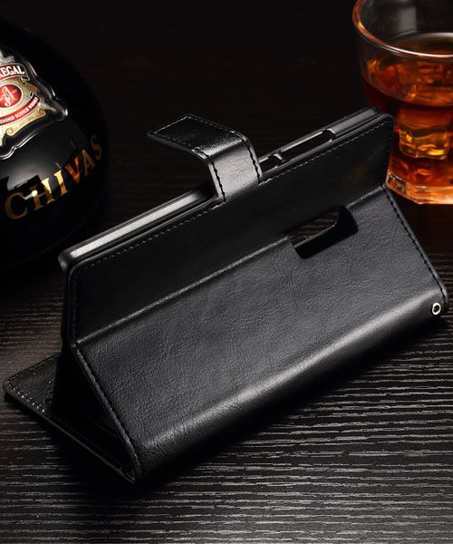 OnePlus 2 Crazy Horse Wallet Case Zwart afbeelding 2