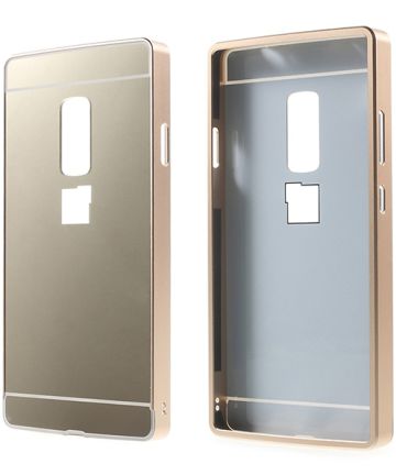 OnePlus 2 Back And Frame Case Goud Hoesjes