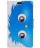 Alcatel One Touch Pixi 3 (4.5) Blue Yellow Bird Wallet Case