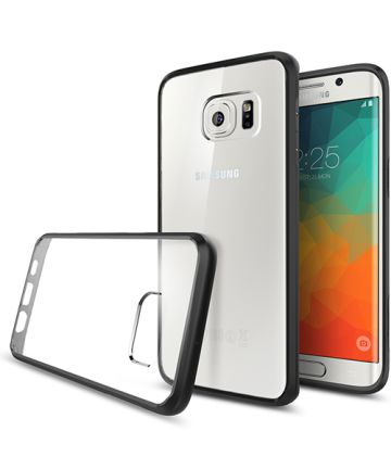 Spigen Ultra Hybrid Case Samsung Galaxy S6 Edge Plus Zwart Hoesjes