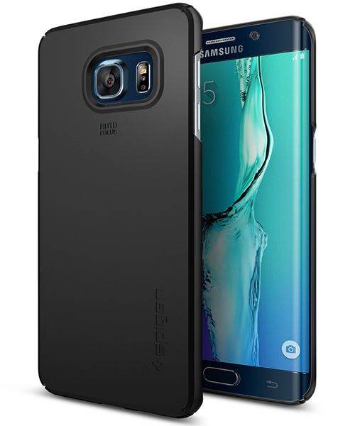 Spigen Thin Fit Case Samsung Galaxy S6 Edge Plus Zwart afbeelding 1