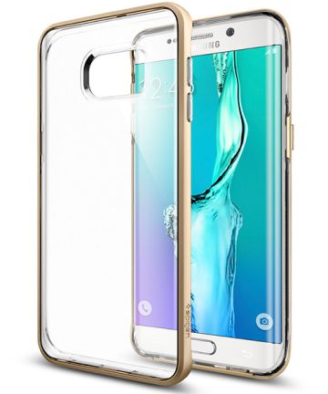 Spigen Neo Hybrid Crystal Case Samsung Galaxy S6 Edge Plus Goud Hoesjes