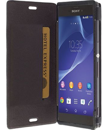 Krusell Malmo Folio Case Sony Xperia Z5 Compact Black Hoesjes