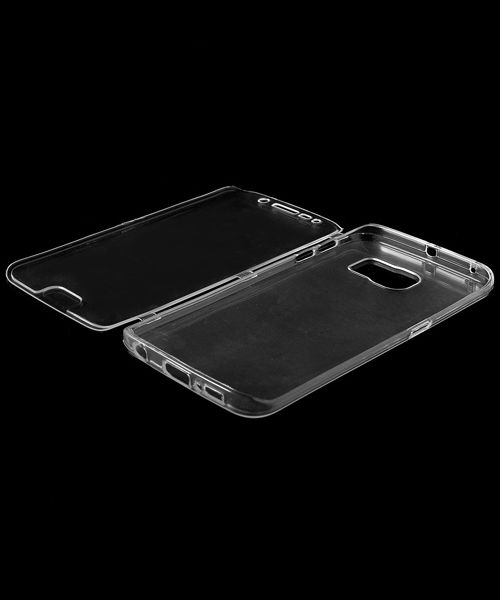 Samsung Galaxy S6 Edge Transparante Flip Case afbeelding 12