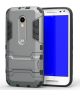 Motorola Moto G 3rd Gen Hybrid Kickstand Case Grijs