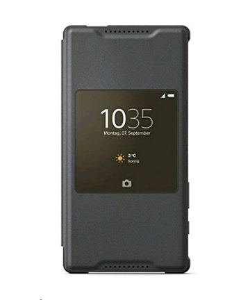 Begraafplaats Defilé rommel Sony Xperia Z5 Compact Smart Style-Up Cover Black SCR44 | GSMpunt.nl
