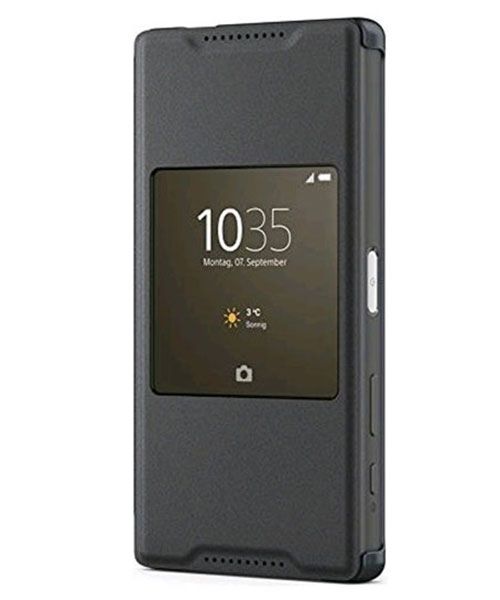 Begraafplaats Aanhoudend technisch Sony Xperia Z5 Compact Smart Style-Up Cover Black SCR44 | GSMpunt.nl