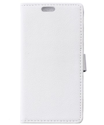 Sony Xperia Z5 Litchi Skin Leather Wallet Case Wit Hoesjes