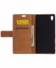 Sony Xperia Z5 Autumn Maple Tree Leather Wallet Case
