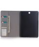 Samsung Galaxy Tab S2 (9.7) Linnen Skin Wallet Case Blauw