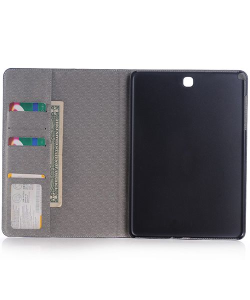 Samsung Galaxy Tab S2 (9.7) Linnen Skin Wallet Case Blauw afbeelding 2