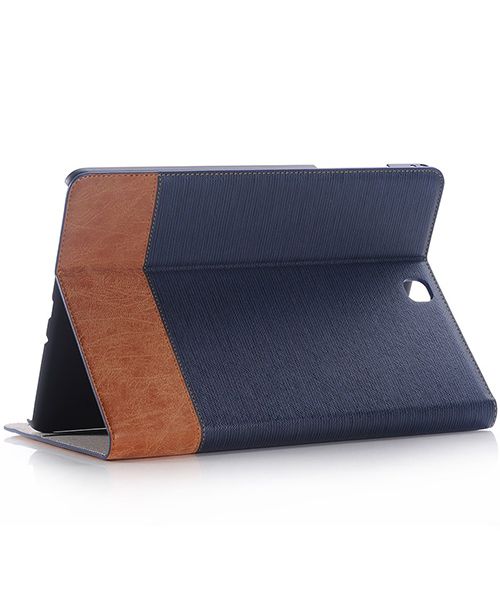 Samsung Galaxy Tab S2 (9.7) Linnen Skin Wallet Case Blauw afbeelding 4