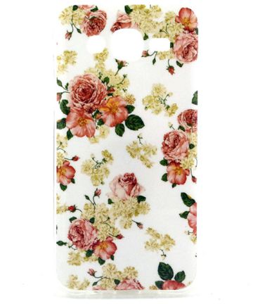 Samsung Galaxy J5 Print TPU Case Flowers Hoesjes