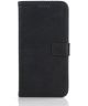 Samsung Galaxy J5 Retro Style Wallet Flip Case Zwart