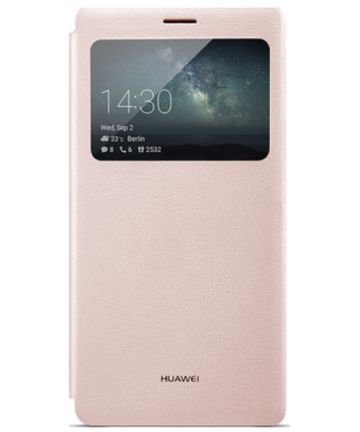 Huawei View Flip Cover Huawei Mate S Roze Hoesjes