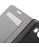 Microsoft Lumia 950 Crazy Horse Lederen Flip Case Stand Wit