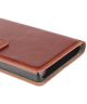 Sony Xperia Z5 Compact Lederen Wallet Flip Case Bruin