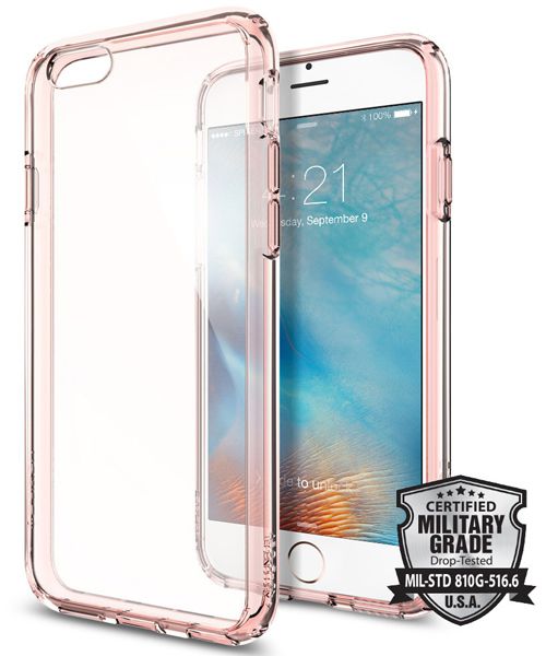 Spigen Ultra Hybrid Case Apple iPhone 6S Roze afbeelding 1
